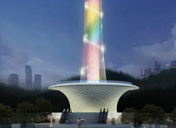 鴻路承建配套“中國(guó)天眼”，貴州平塘99.999米高的天文時(shí)空塔