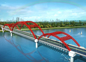 研工藝 鑄精品 鴻路傾力打造淮南孔李淮河大橋